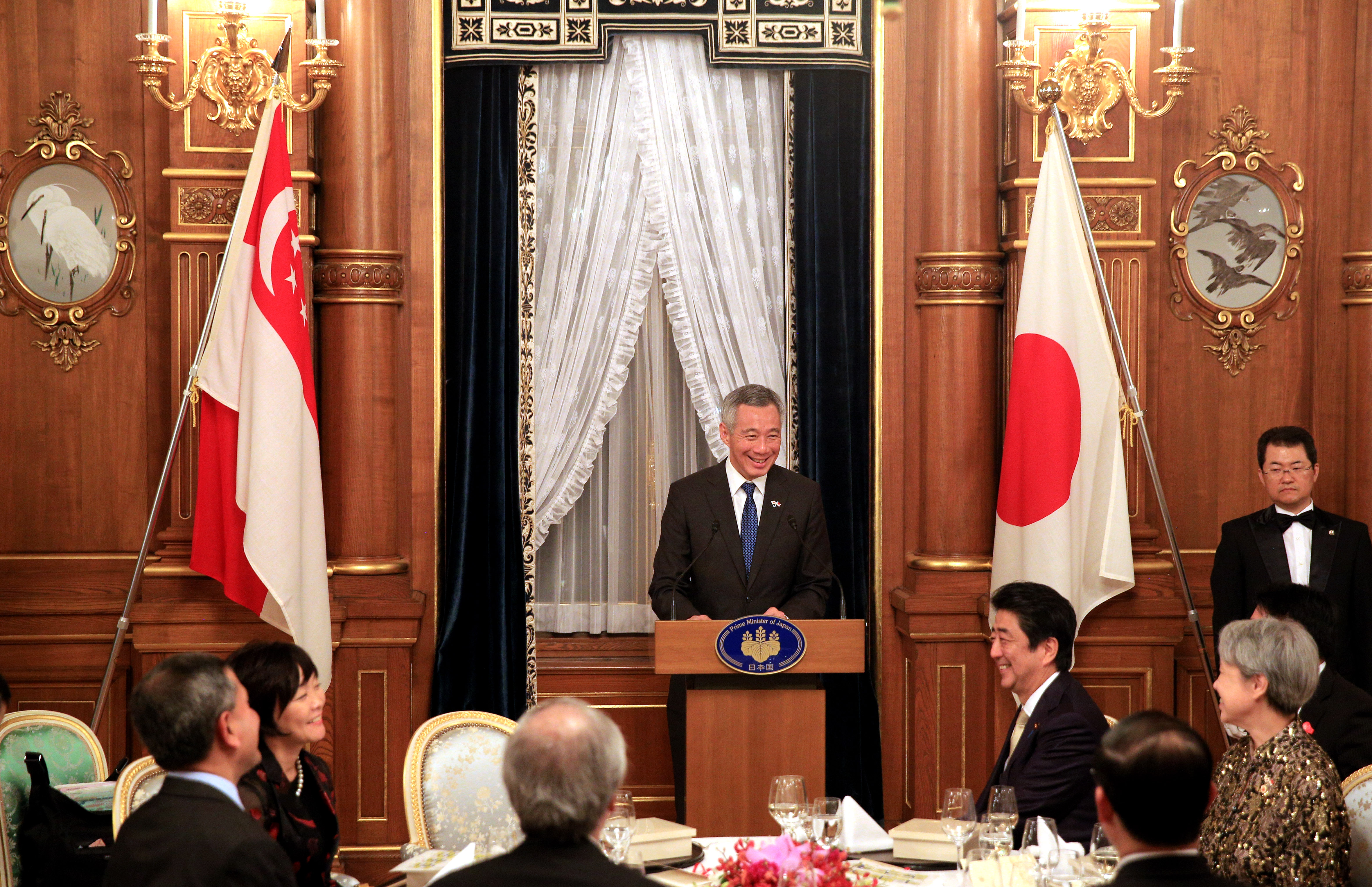 PM Lee Hsien Loong's Toast Speech at the Akasaka State Guest House in Tokyo, Japan