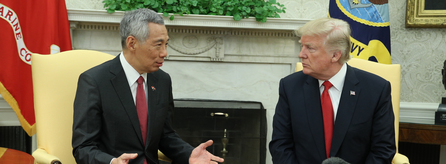 Remarks at the Start of the Four-Eye Meeting between PM Lee Hsien Loong and US President Donald Trump