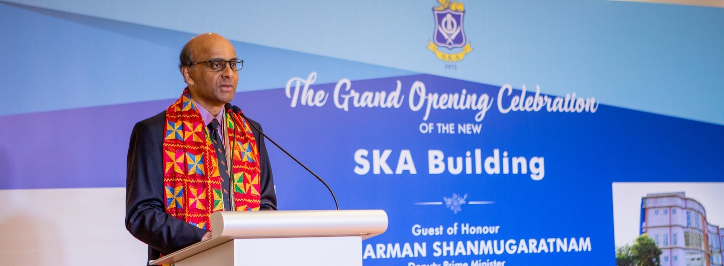 DPM Tharman Shanmugaratnam at the Opening of the Singapore Khalsa Association Building