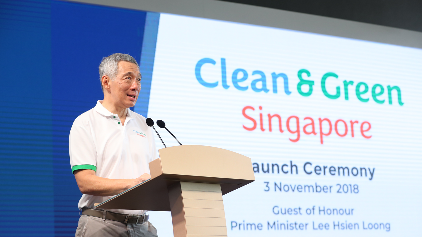 PM Lee Hsien Loong at Launch of Clean and Green Singapore 2018 