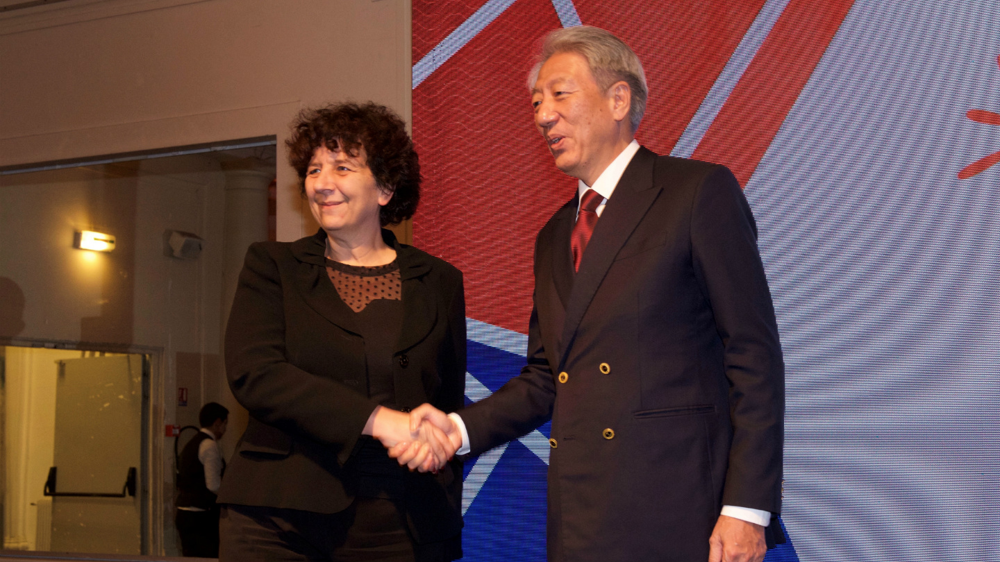 DPM Teo Chee Hean with Minister Frédérique Vidal