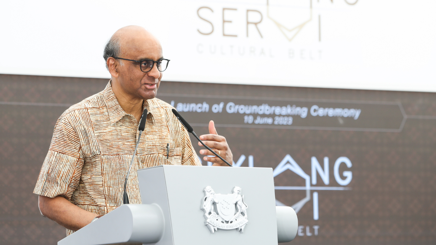 20230610 - SM Tharman at Groundbreaking ceremony of Geylang Serai Cultural belt_Feature image png