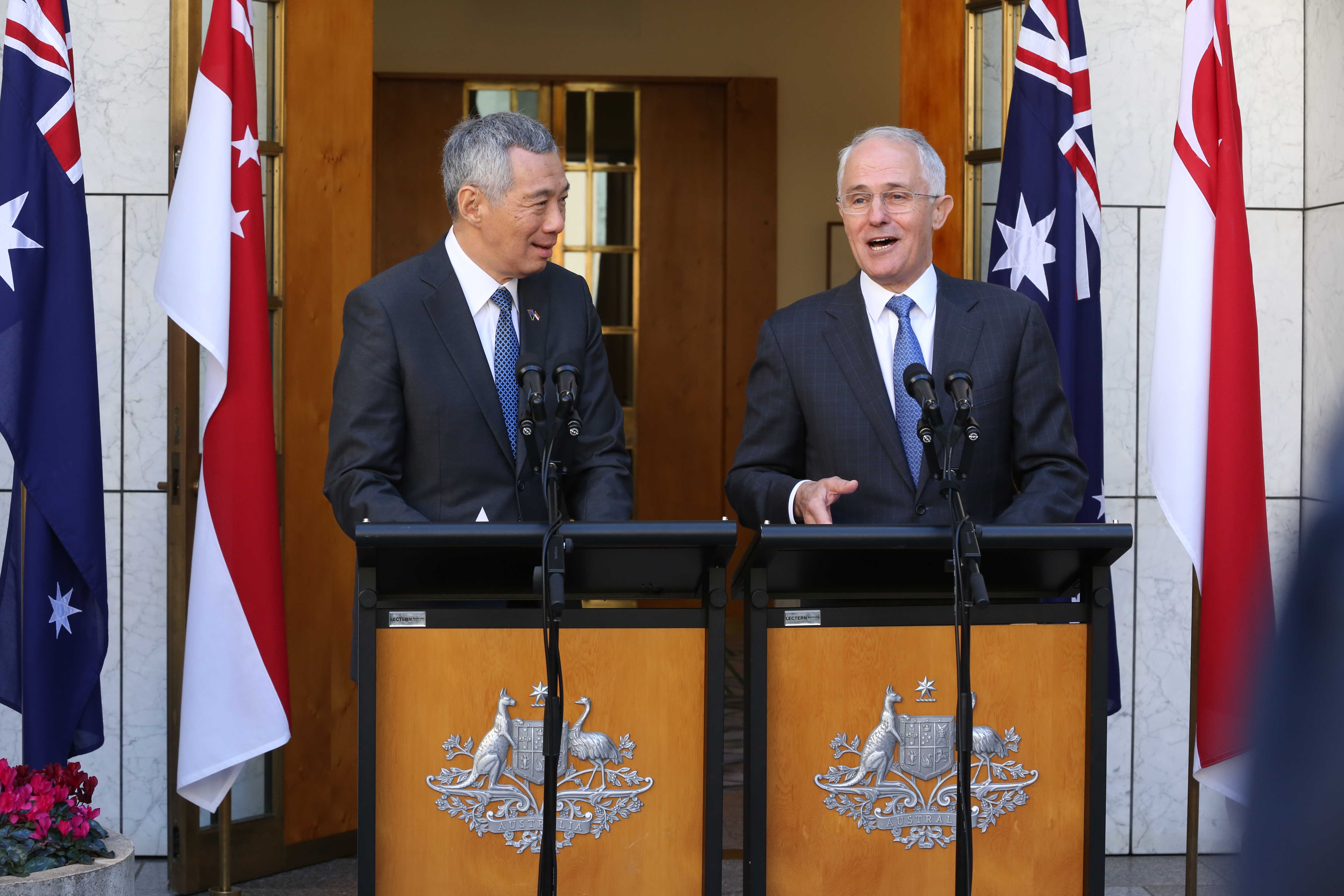 Official Visit by PM Lee Hsien Loong to Australia in Oct 2016 (MCI Photo by LH Goh)