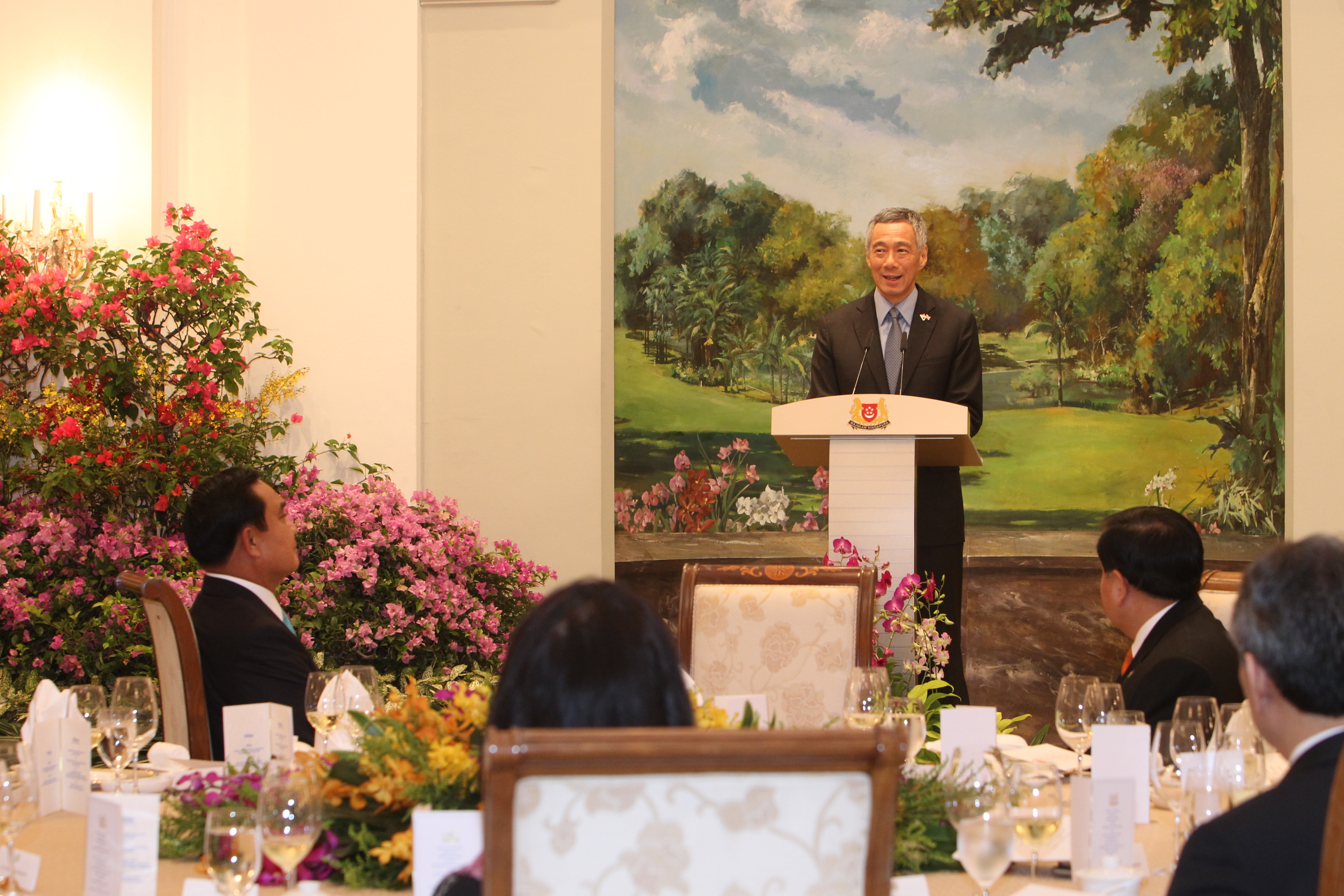 Official dinner held in honour of Thai PM Prayut at the Istana on 11 June 2015 (MCI Photo by Chwee)