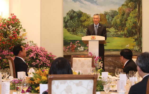 Official Dinner hosted in honour of Thai PM General Prayut Chan-o-cha at the Istana on 11 June 2015 (MCI Photo by Chwee)