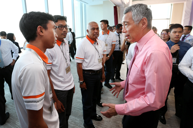 Opening of the Pasir Panjang Terminal Phases 3 and 4 on 23 Jun 2015 (MCI Photo by Terence Tan)