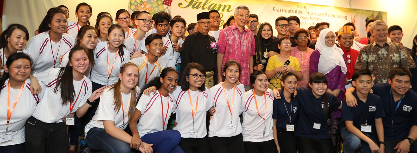 PM Lee Hsien Loong at Salam Lebaran on 25 Jul 2015. (MCI Photo by Terence Tan) 