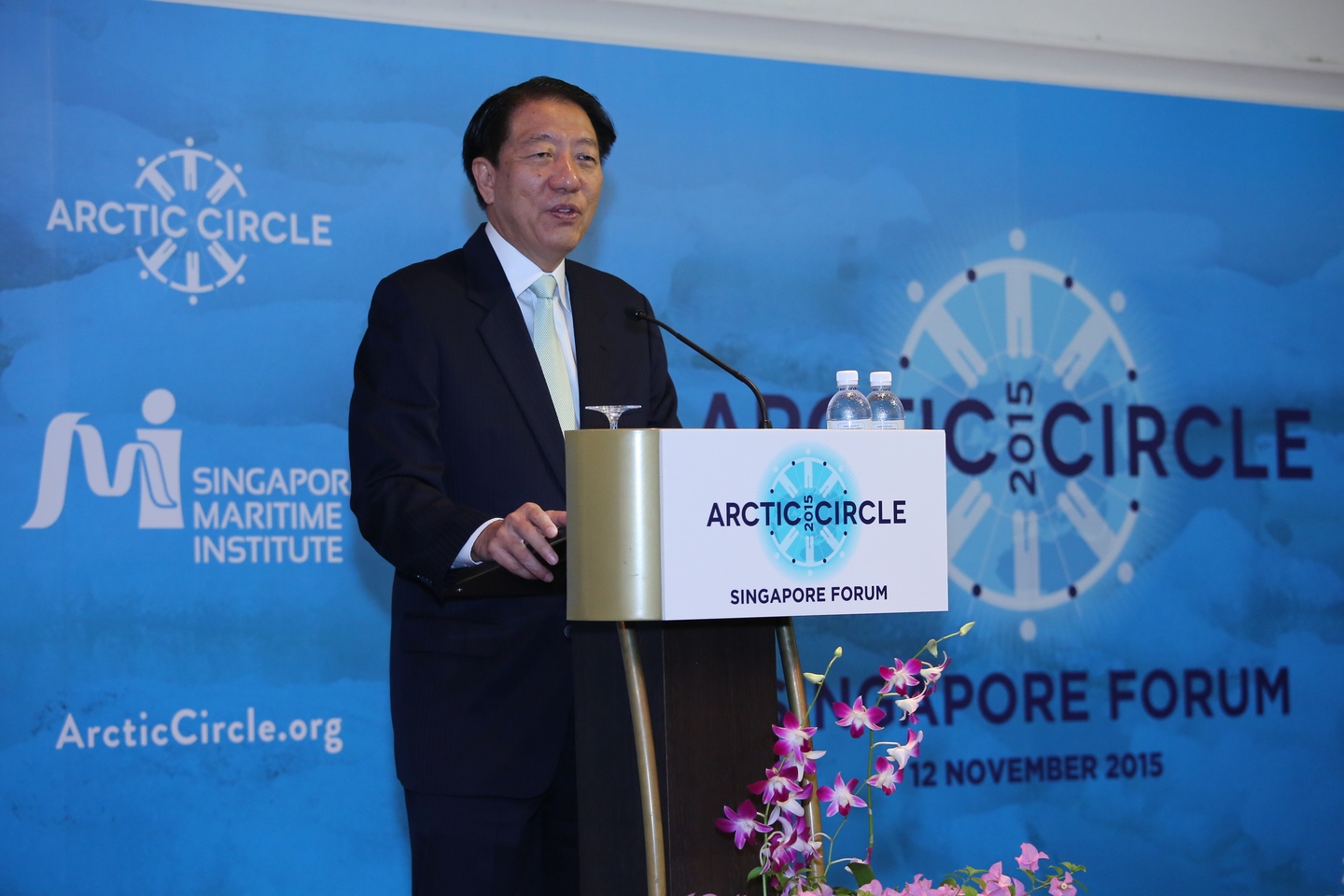 DPM Teo Chee Hean speaking at the Opening Session of the Arctic Circle 