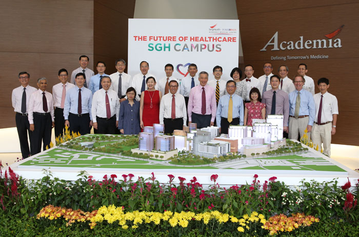 PM Lee Hsien Loong at launch of SGH Campus Master Plan on 5 Feb 2016 (MCI Photo by LH Goh)