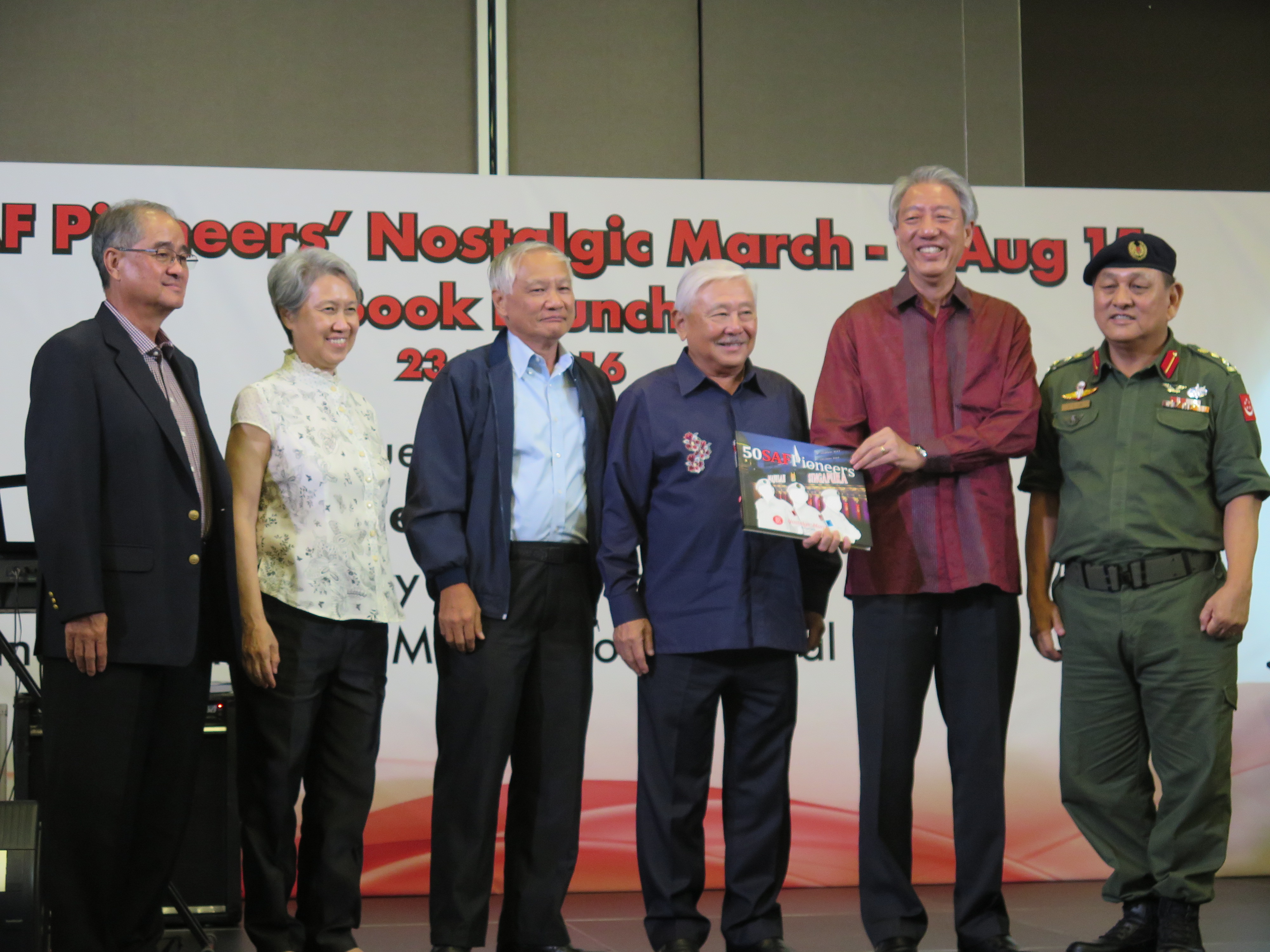 DPM Teo Chee Hean at Book Launch of 50 SAF Pioneers on 23 Jul 2016