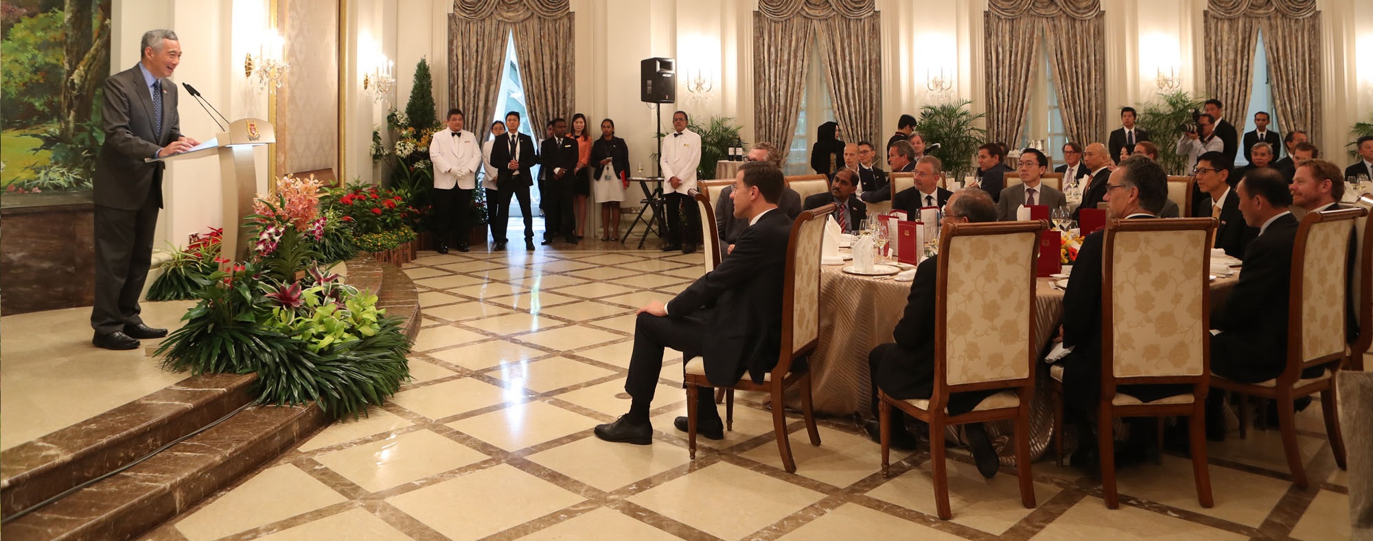 PM Lee Hsien Loong at the Official Lunch hosted in honour of Netherlands PM Mark Rutte