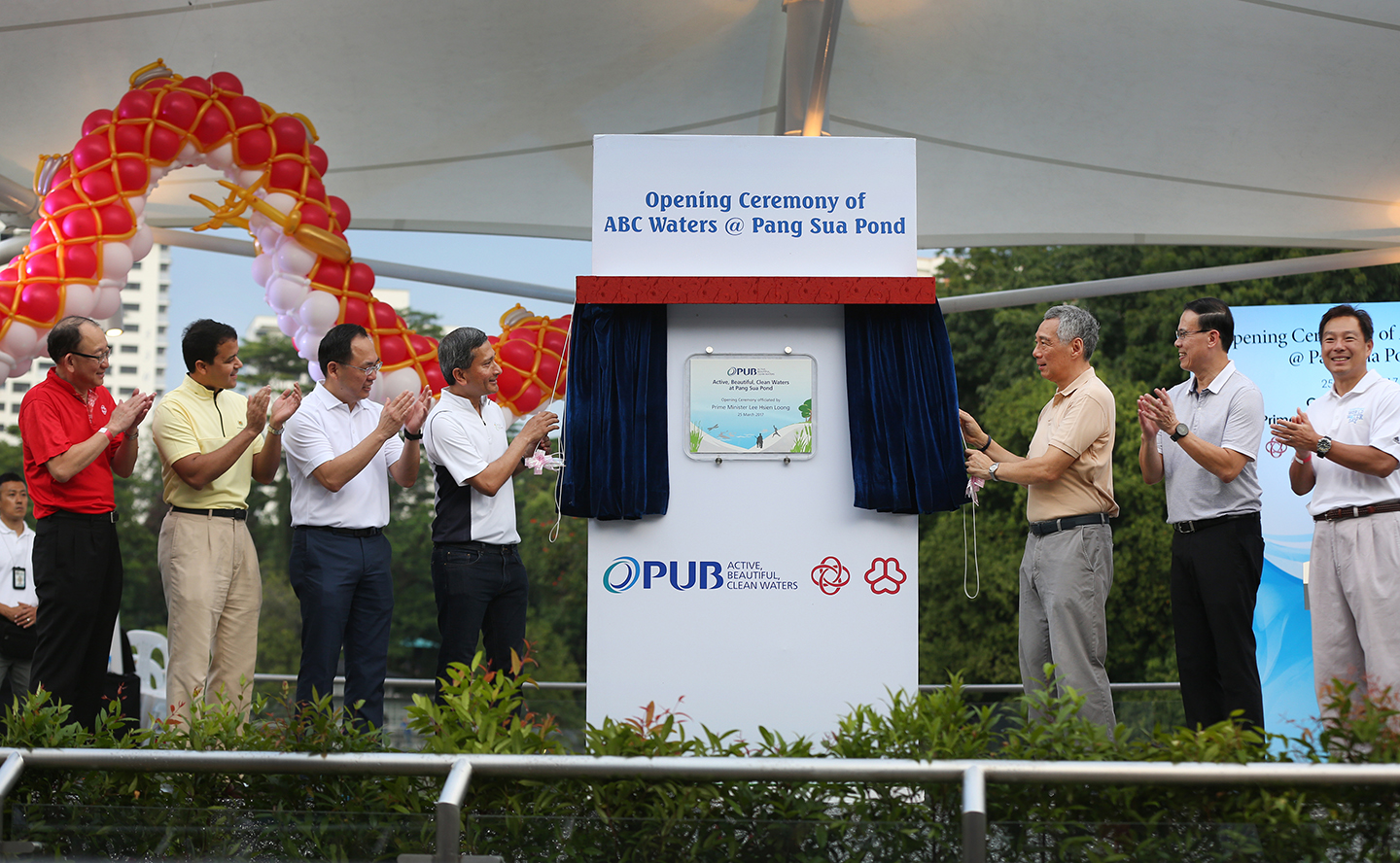 Opening of ABC Waters at Pang Sua Pond on 25 Mar 2017 (MCI Photo by Terence Tan)