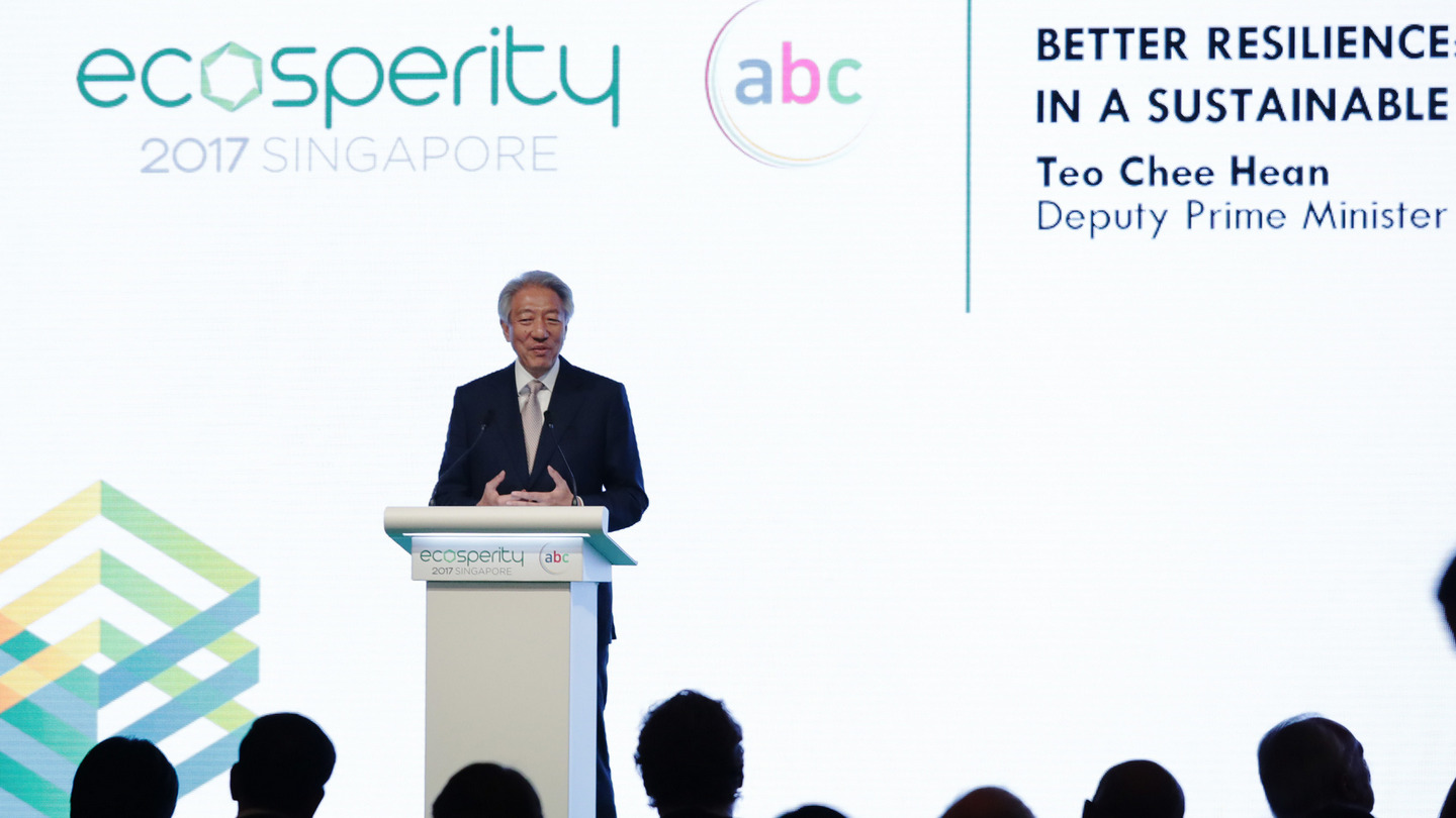 DPM Teo Chee Hean at the Ecosperity Conference