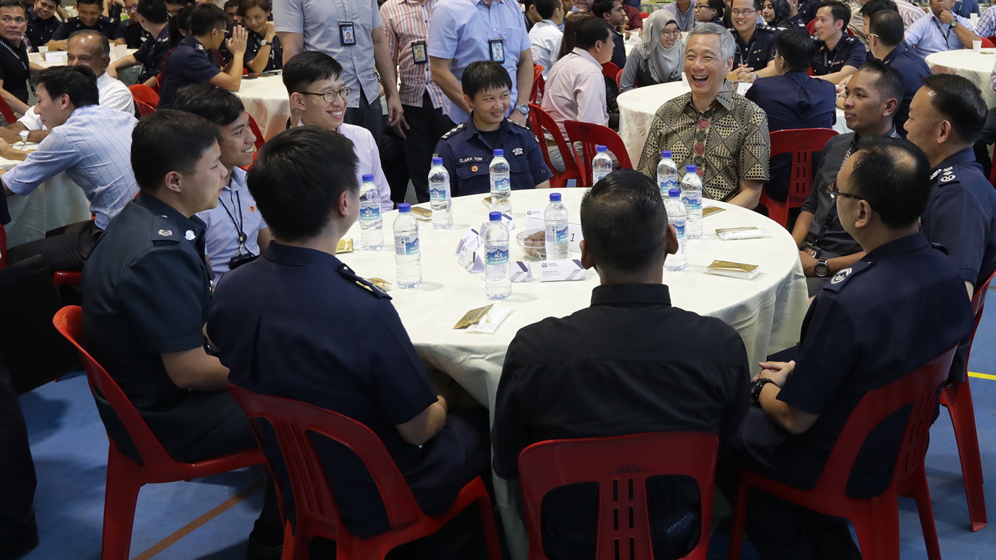 Doorstop interview by PM Lee Hsien Loong at the Iftar at Tanglin Division 