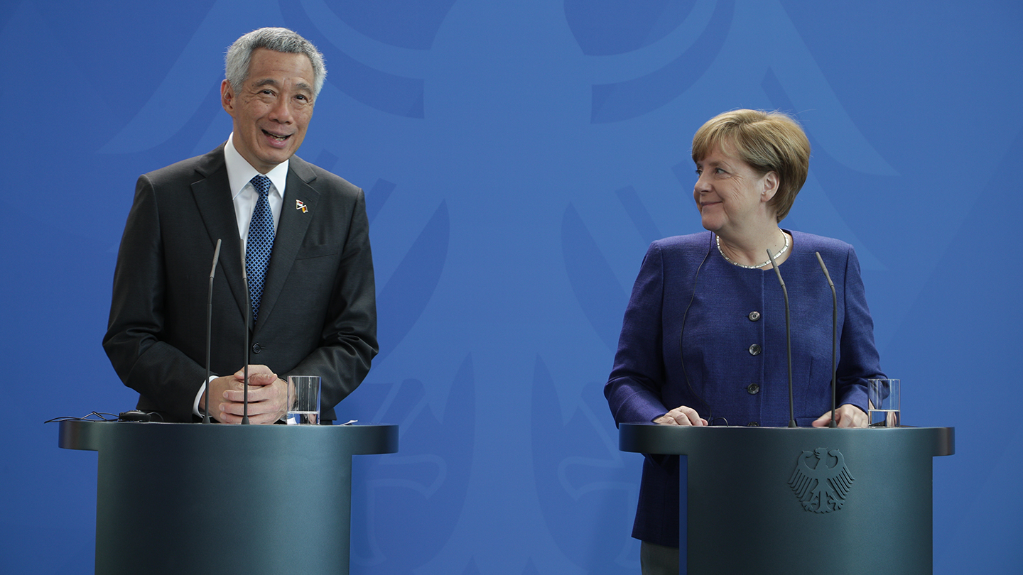 PM Lee Hsien Loong at the Federal Chancellery of Germany, Berlin