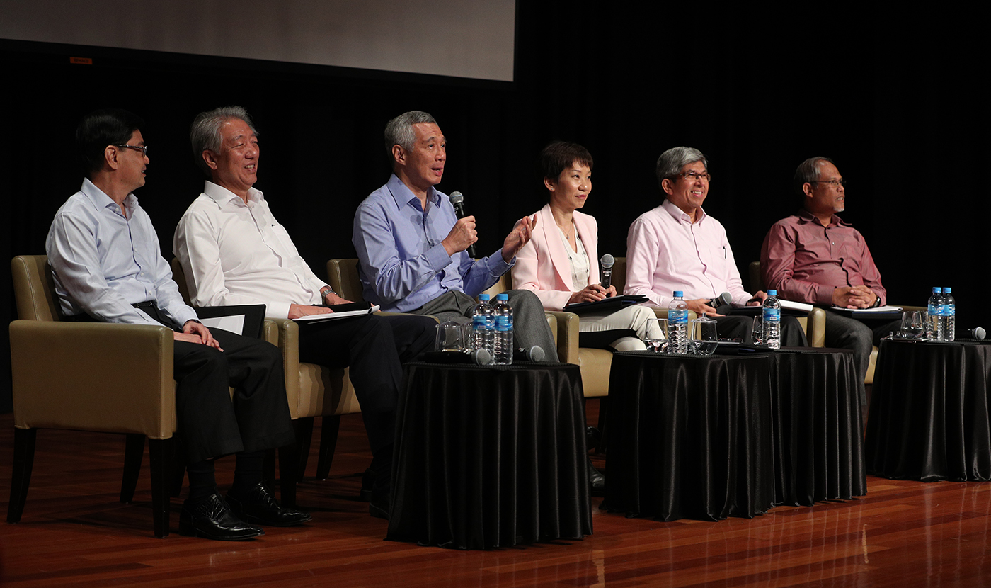 PM Lee Hsien Loong at dialogue with community and religious leaders on 24 July 2017 (MCI Photo by Chwee)