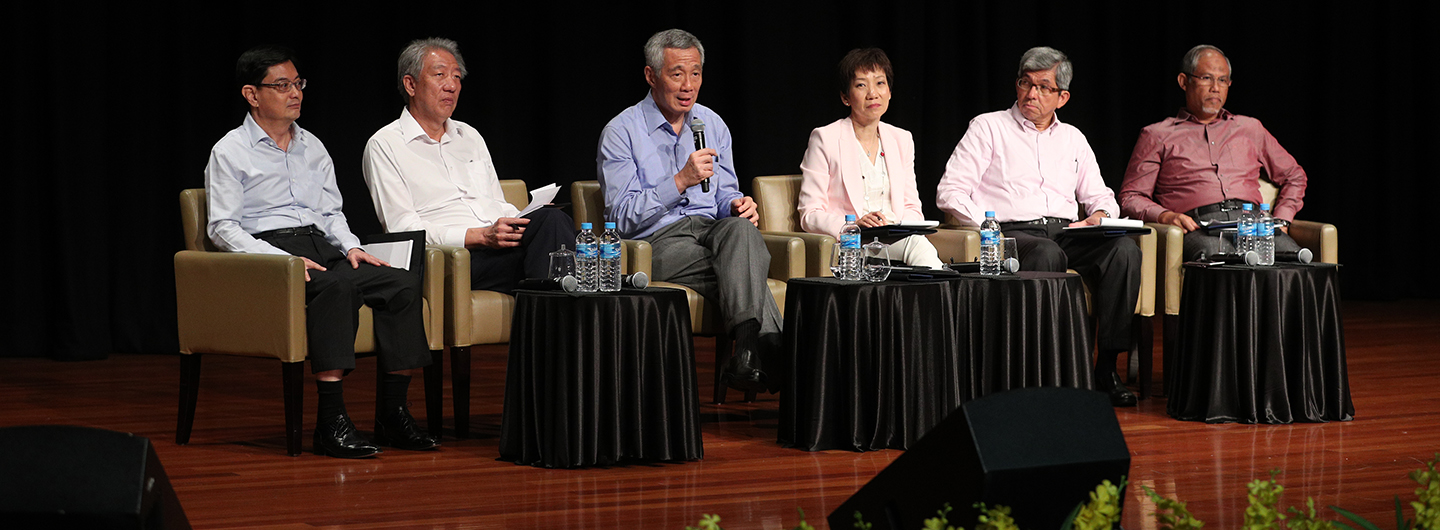 PM Lee Hsien Loong at dialogue with community and religious leaders on 24 Jul 2017 (MCI Photo by Chwee)