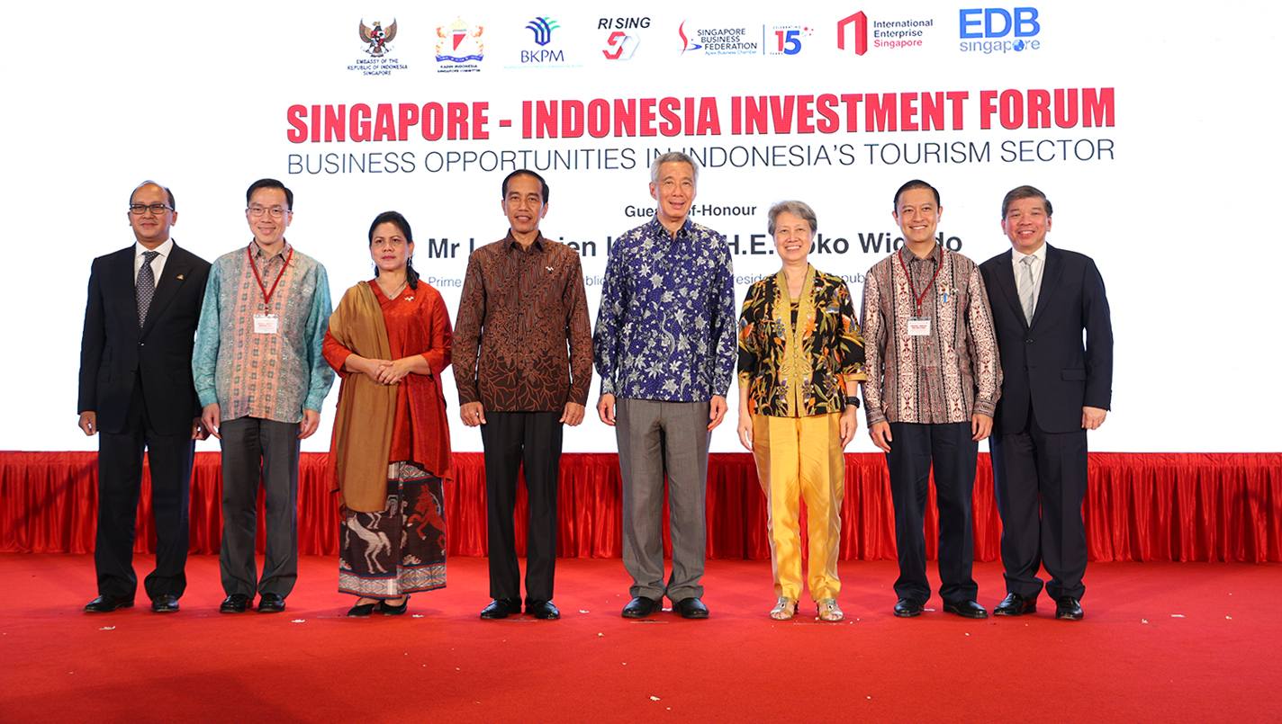 PM Lee Hsien Loong at the Singapore-Indonesia Investment Forum on 7 Sep 2017 (MCI Photo by Kenji Soon)