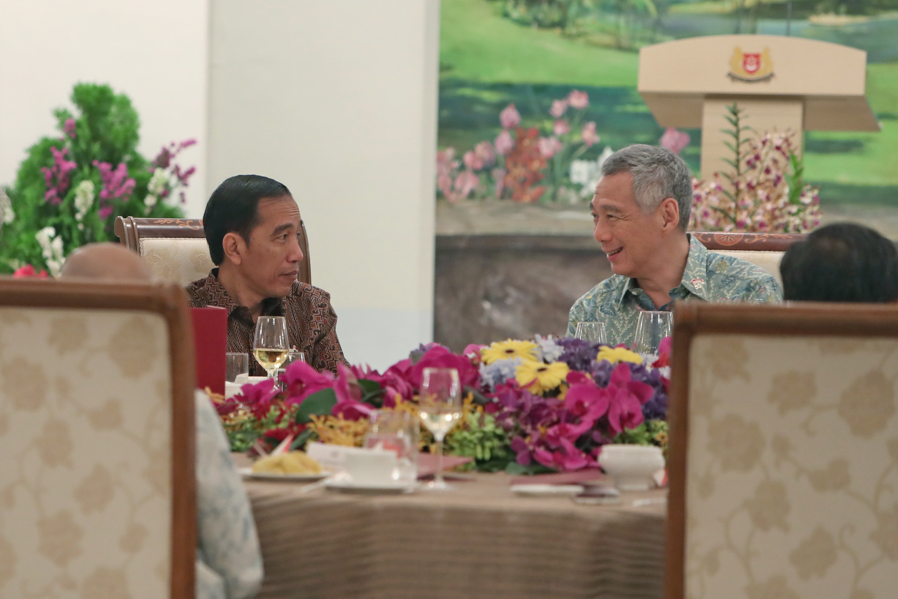 Official Lunch hosted in honour of Indonesian President Joko Widodo on 7 Sep 2017 (MCI Photo by Fyrol)