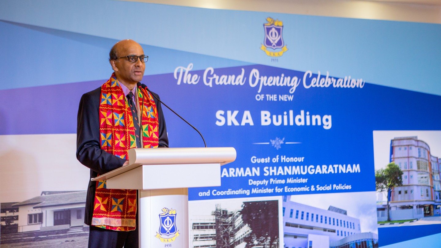DPM Tharman at the Opening of the Singapore Khalsa Association Building