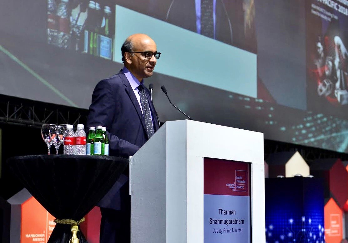 DPM Tharman at the Opening Ceremony of Industrial Transformation Asia Pacific 2018