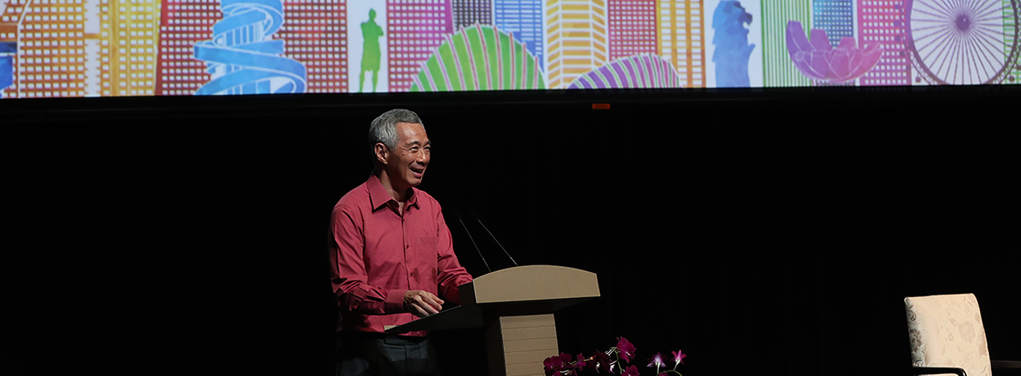 PM Lee Hsien Loong at the SUTD Ministerial Forum on 5 April 2018 (MCI Photo by LH Goh)