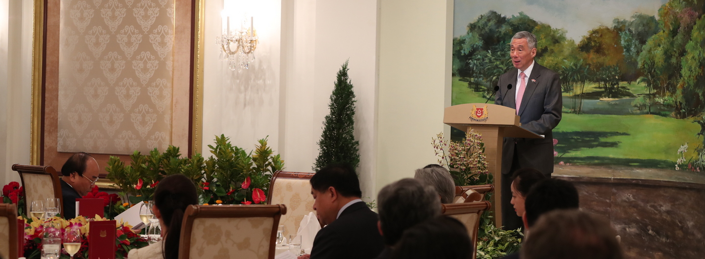 Toast Speech by PM Lee Hsien Loong at Official Dinner hosted in honour of Vietnam PM Nguyen Xuan Phuc