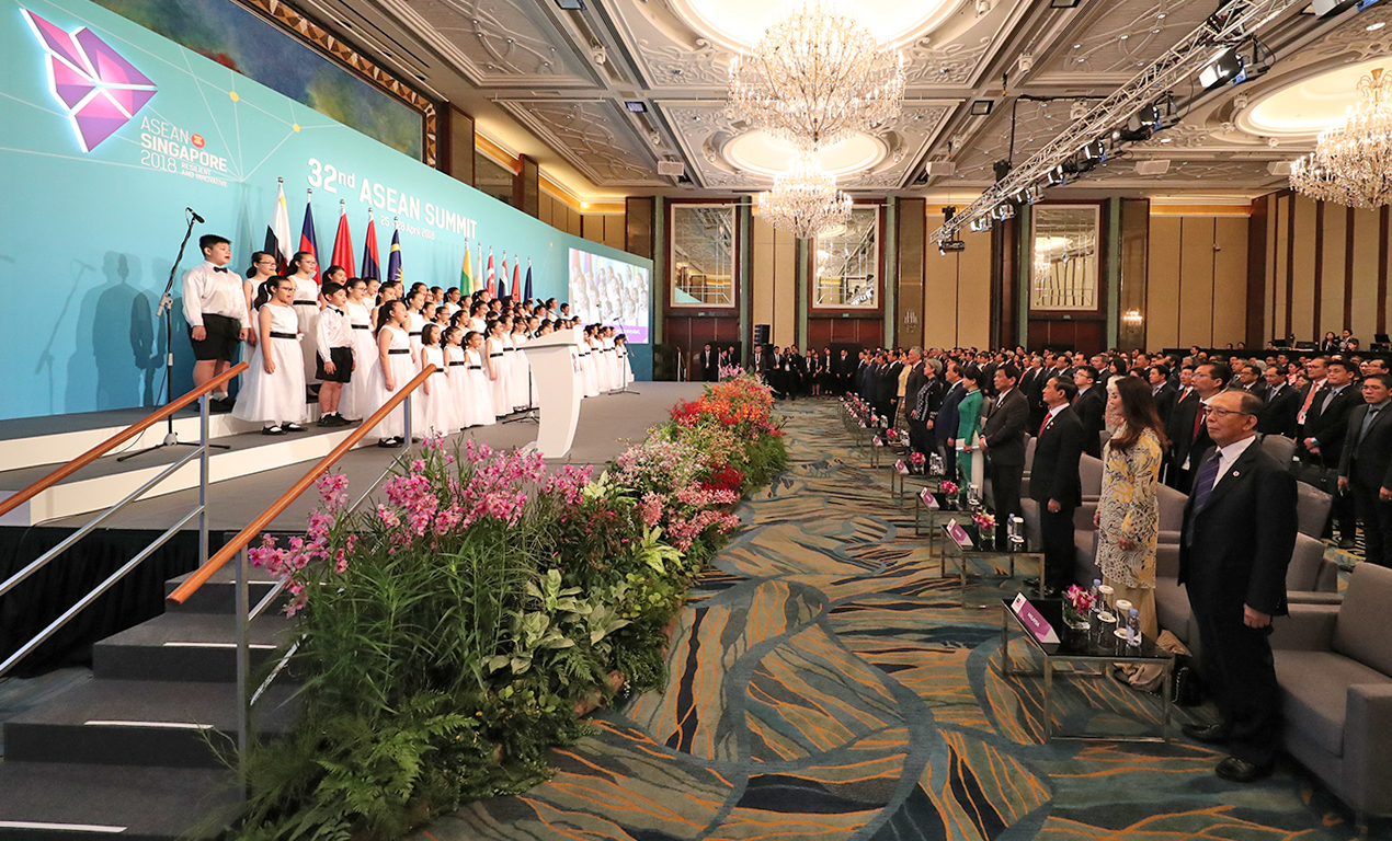 32nd ASEAN Summit Opening Ceremony on 28 Apr 2018 (MCI Photo by Betty Chua)
