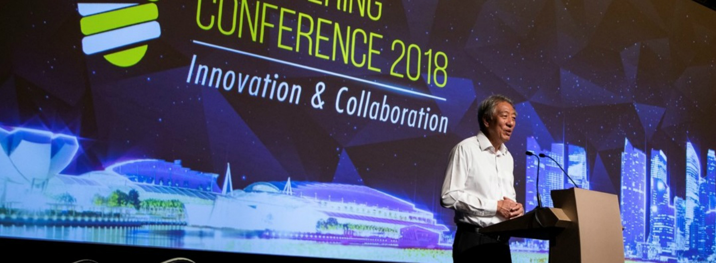 DPM Teo Chee Hean speaking at the Public Service Engineering Conference 2018