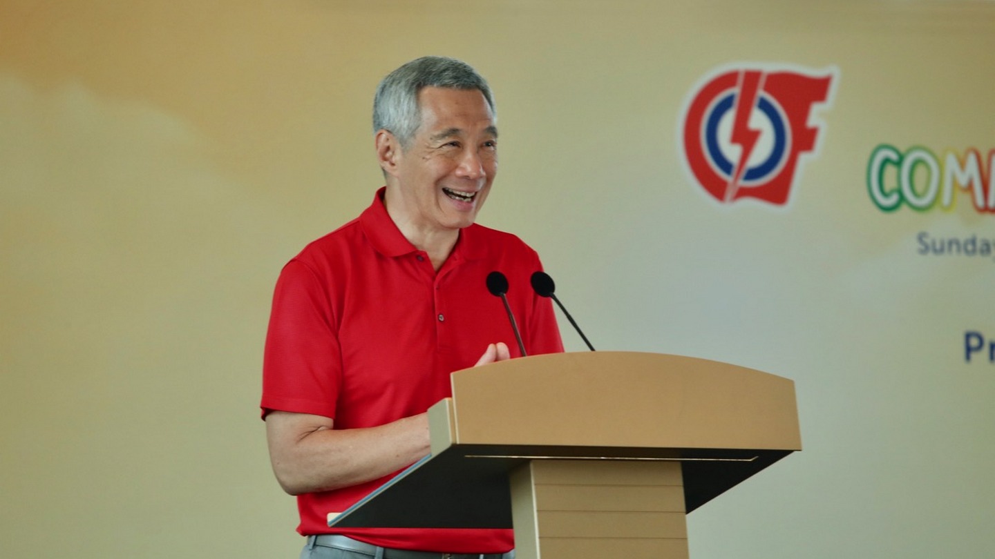 PM Lee Hsien Loong at the PAP Community Foundation Family Day 2018 (MCI Photo by LH Goh)