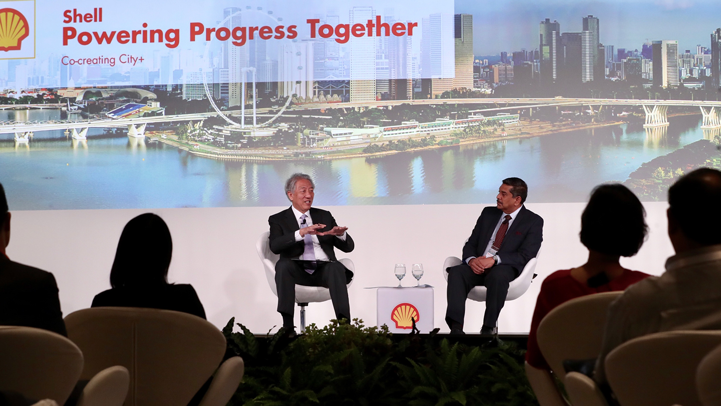 Fireside chat with SM Teo Chee Hean at the "Shell Powering Progress Together" Forum