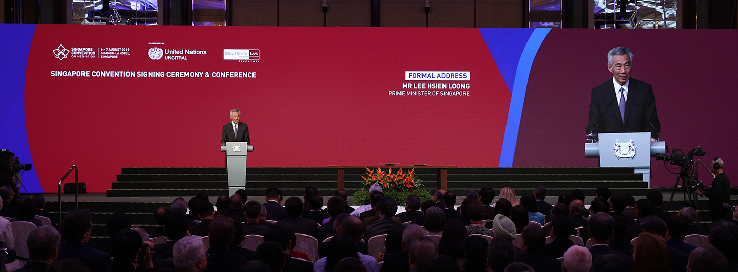 PM Lee Hsien Loong at Singapore Convention Signing Ceremony and Conference