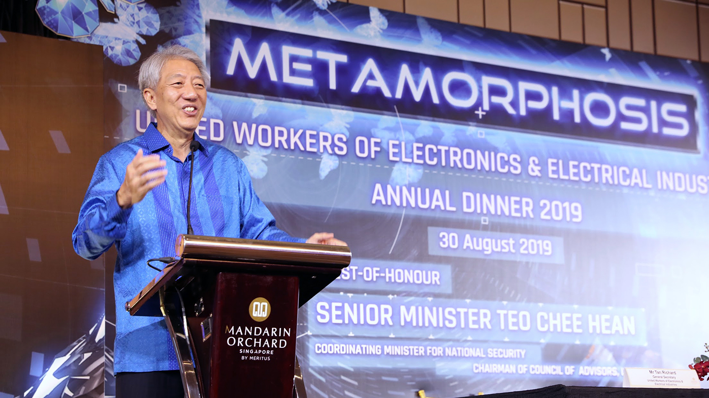 SM Teo Chee Heat at the UWEEI Annual Dinner 2019