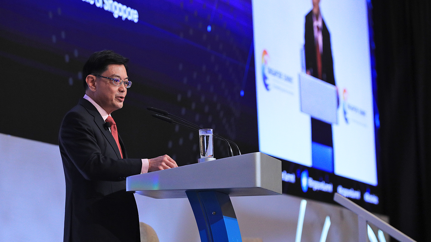 DPM Heng Swee Keat at the Singapore Summit on 20 Sept 2019 (MCI Photo by Kenji Soon)
