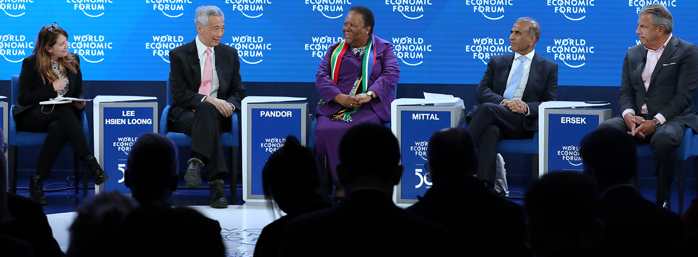 PM Lee Hsien Loong at WEF 2020 on 22 Jan 2020 (MCI Photo by Fyrol)