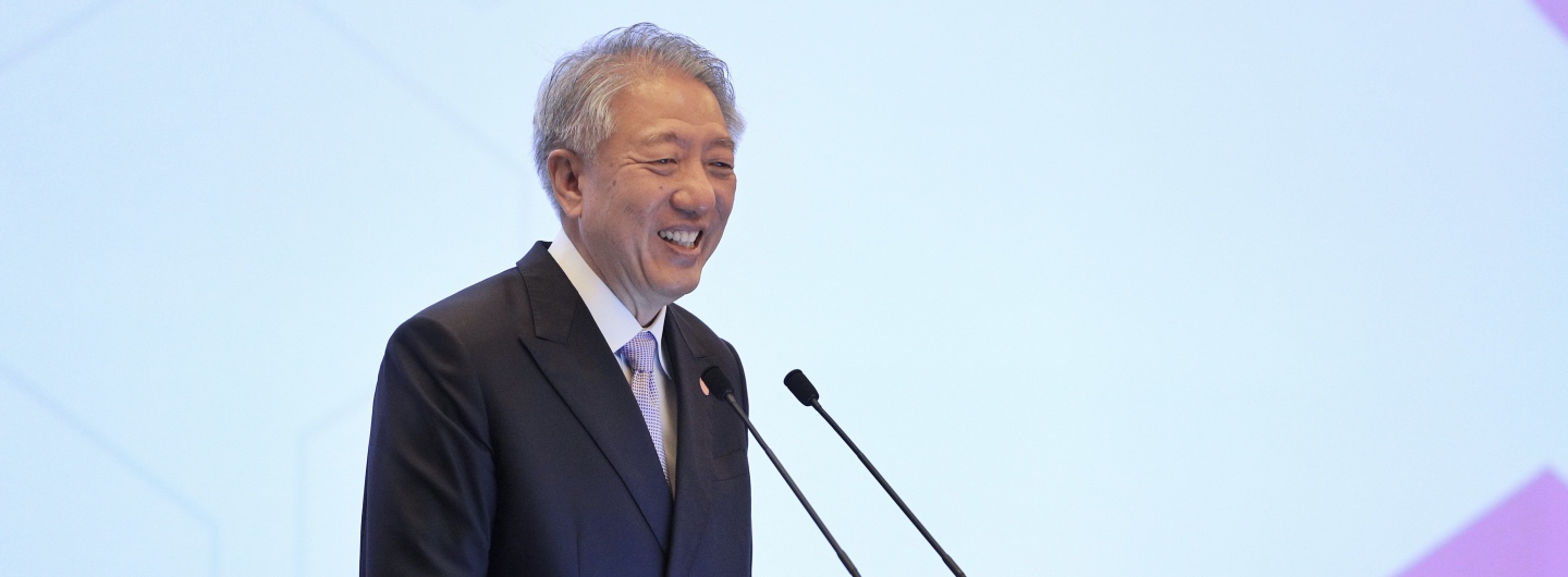 SM Teo Chee Hean at the Global Space and Technology Convention on 6 February 2020.