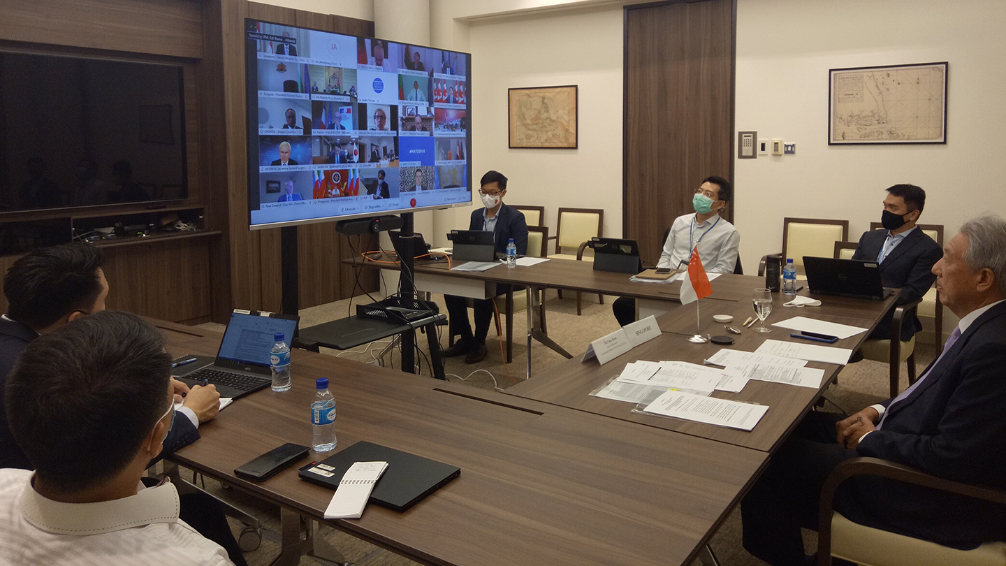 SM Teo at the Aqaba Process virtual meeting