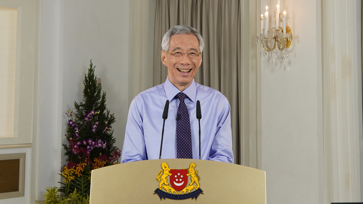 PM Lee Hsien Loong on the COVID-19 situation in Singapore on 14 December 2020 (MCI Photo by Chwee)