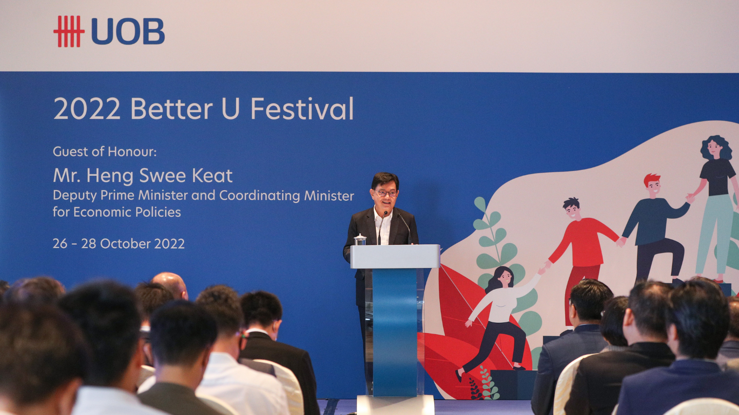 20221026 - DPM Heng Swee Keat at the launch of UOB Better U Festival feature image png