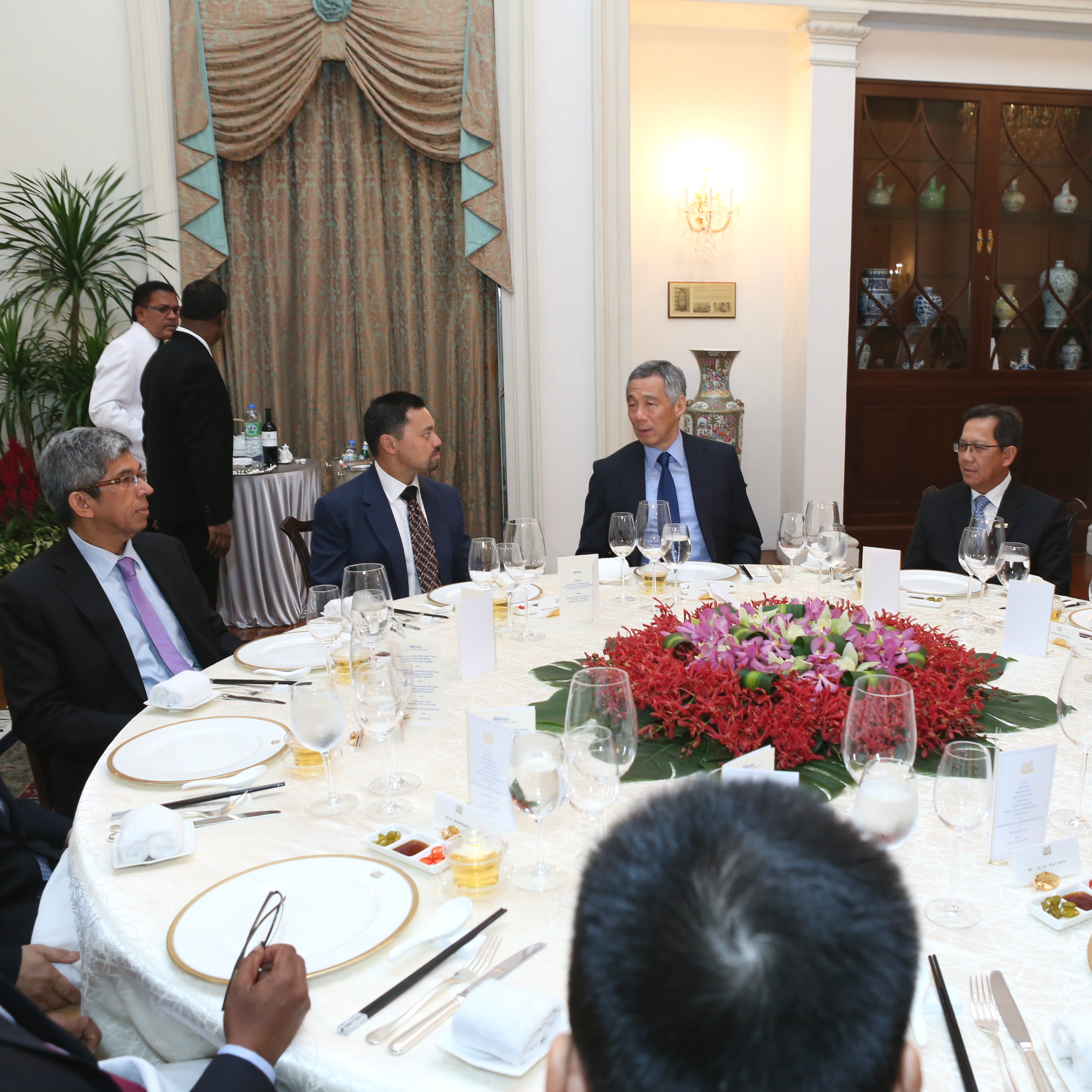 Visit of HRH Al-Muhtadee Billah, the Crown Prince of Brunei - 2 Sep 2014 (MCI Photo by LH Goh)