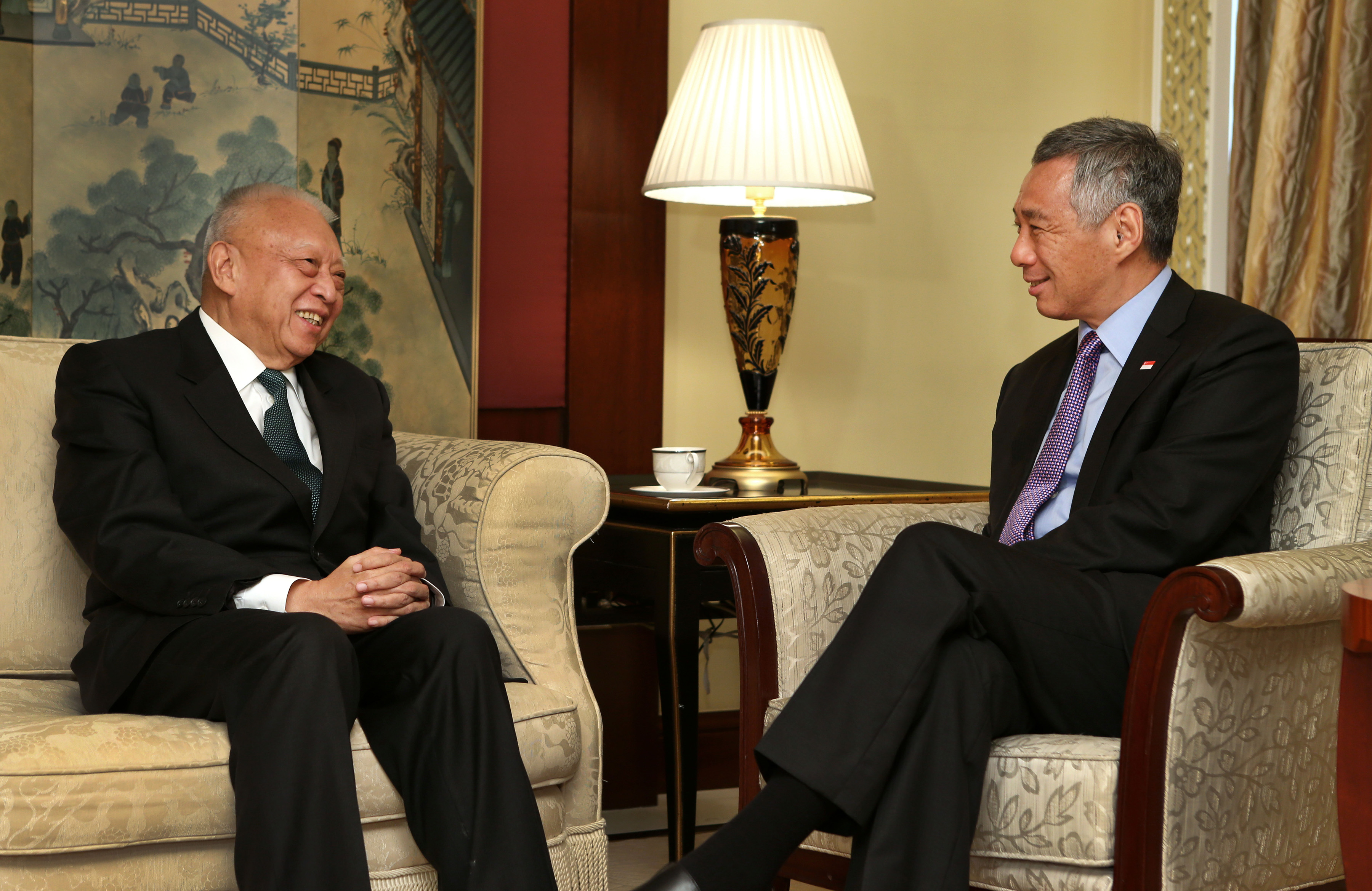 Visit of Prime Minister Lee Hsien Loong to China on 11 to 18 Sep 2014 (MCI Photo by Terence Tan)