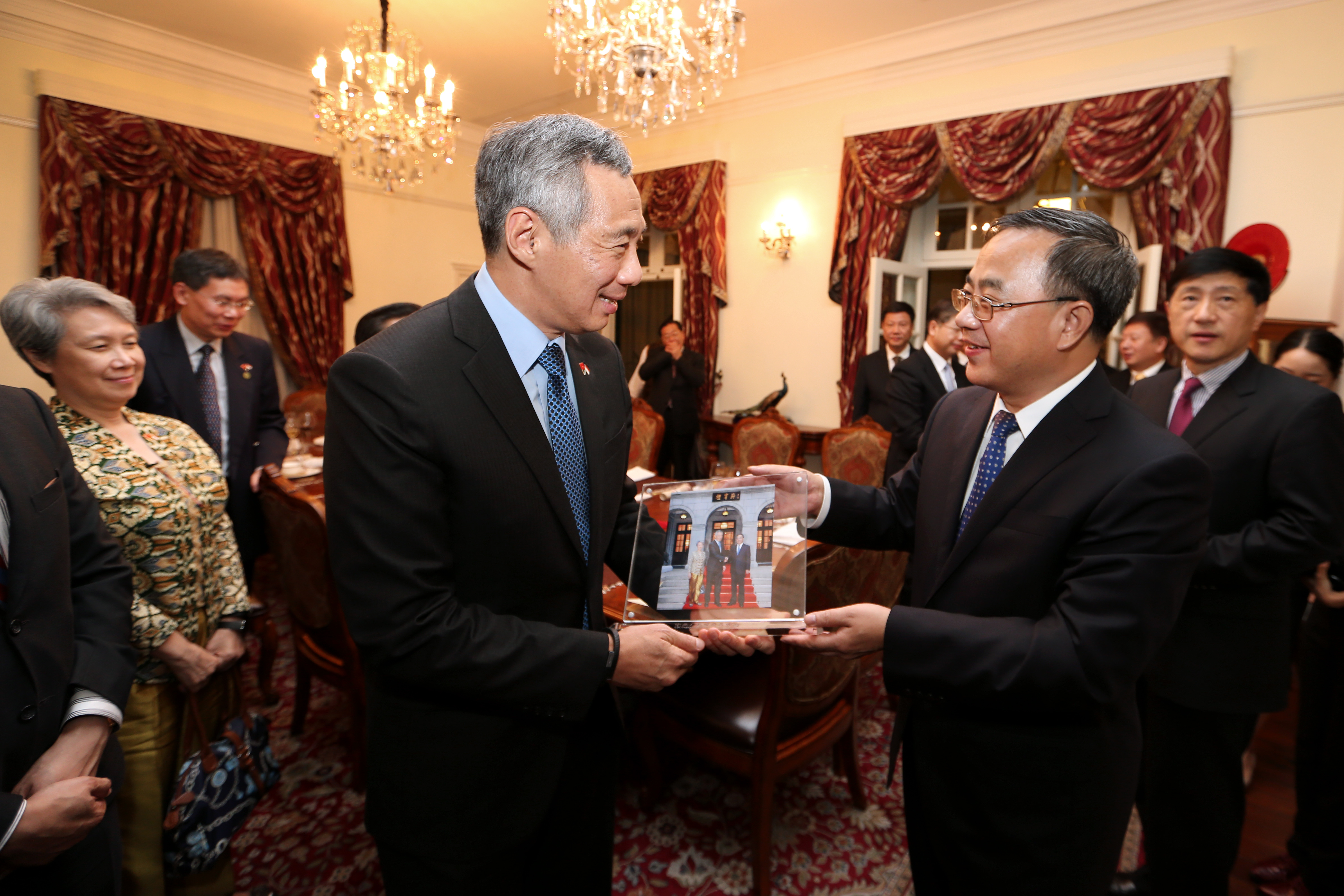 Visit of Prime Minister Lee Hsien Loong to China on 11 to 18 Sep 2014 (MCI Photo by Terence Tan)