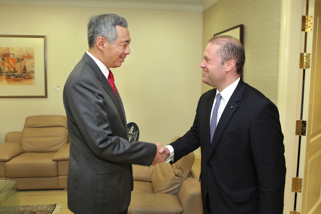 Visit by Prime Minister of Malta Dr Joseph Muscat - Oct 2014 (MCI Photo by Terence Tan)