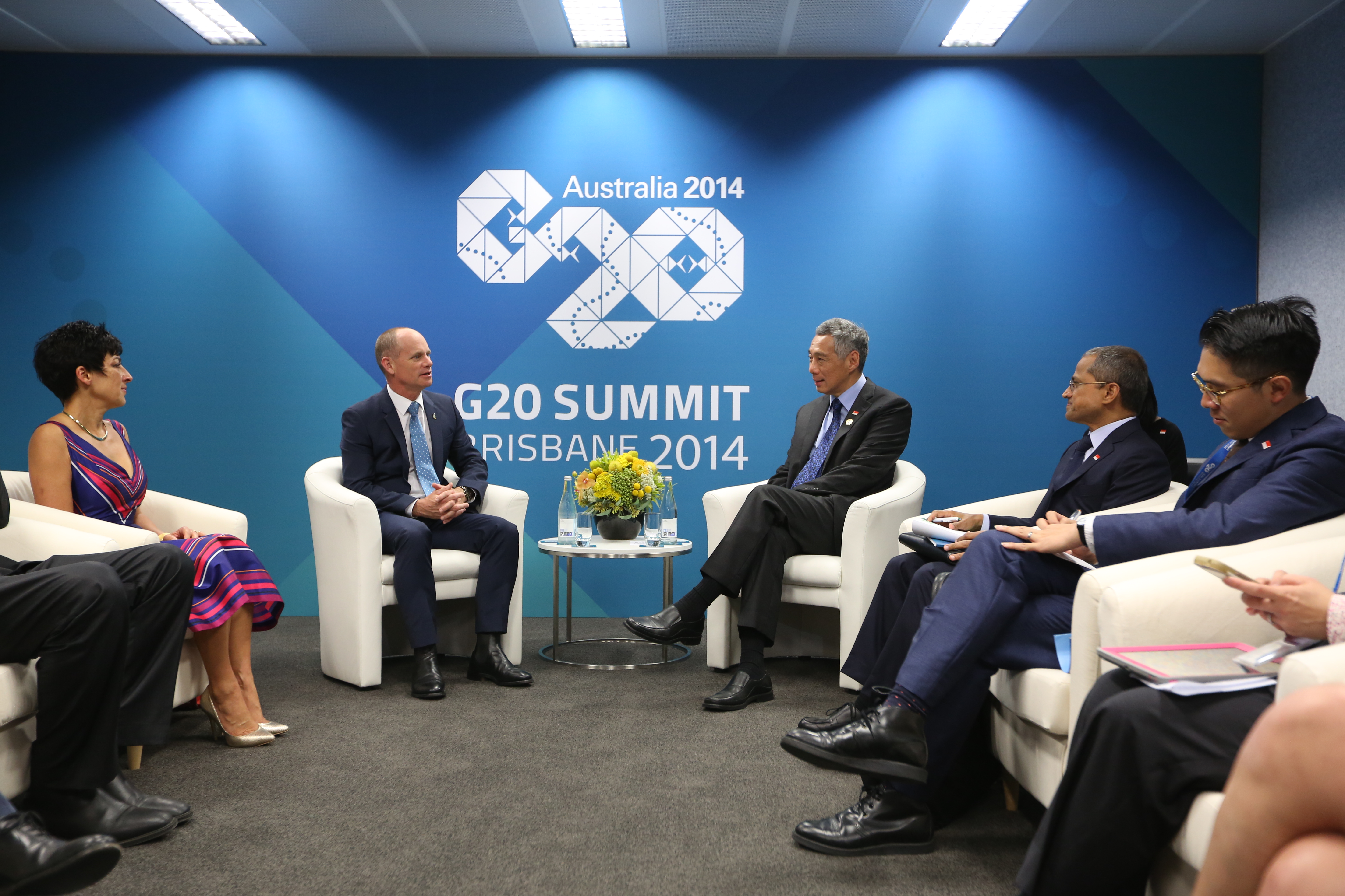 Prime Minister Lee Hsien Loong at the G20 Summit on 15 to 16 November in Brisbane, Australia (ST Photo © Singapore Press Holdings Limited. Reproduced with permission)