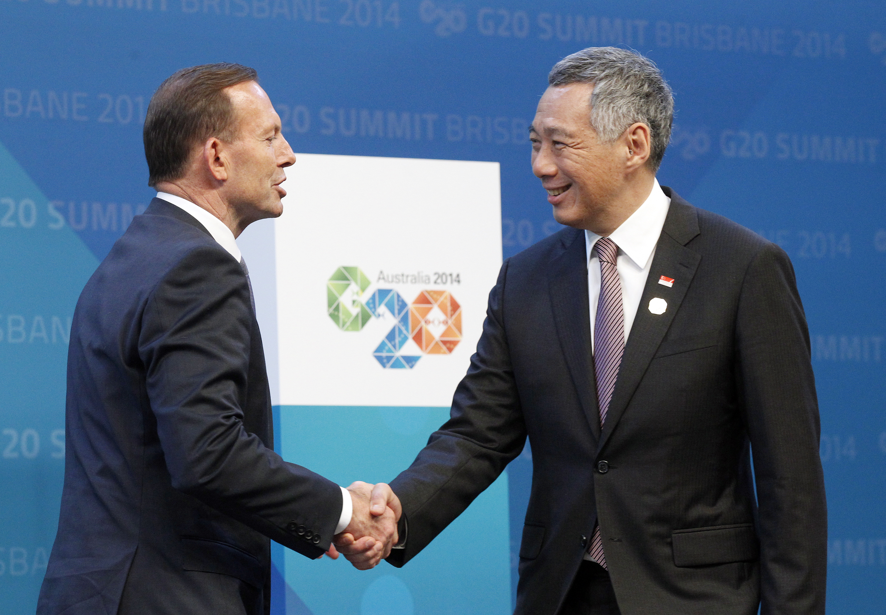 Prime Minister Lee Hsien Loong at the G20 Summit on 15 to 16 November in Brisbane, Australia (ST Photo © Singapore Press Holdings Limited. Reproduced with permission)