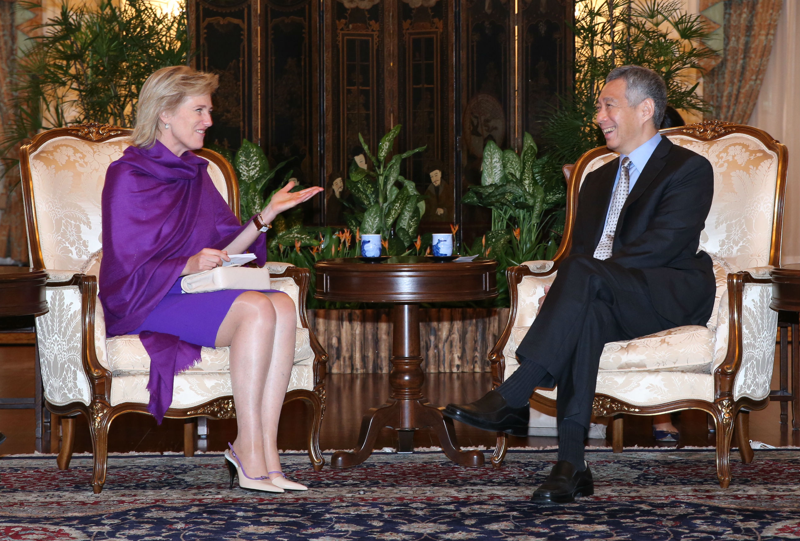 Official Visit by HRH Princess Astrid of Belgium to Singapore - Nov 2014 (MCI Photo by Chwee)