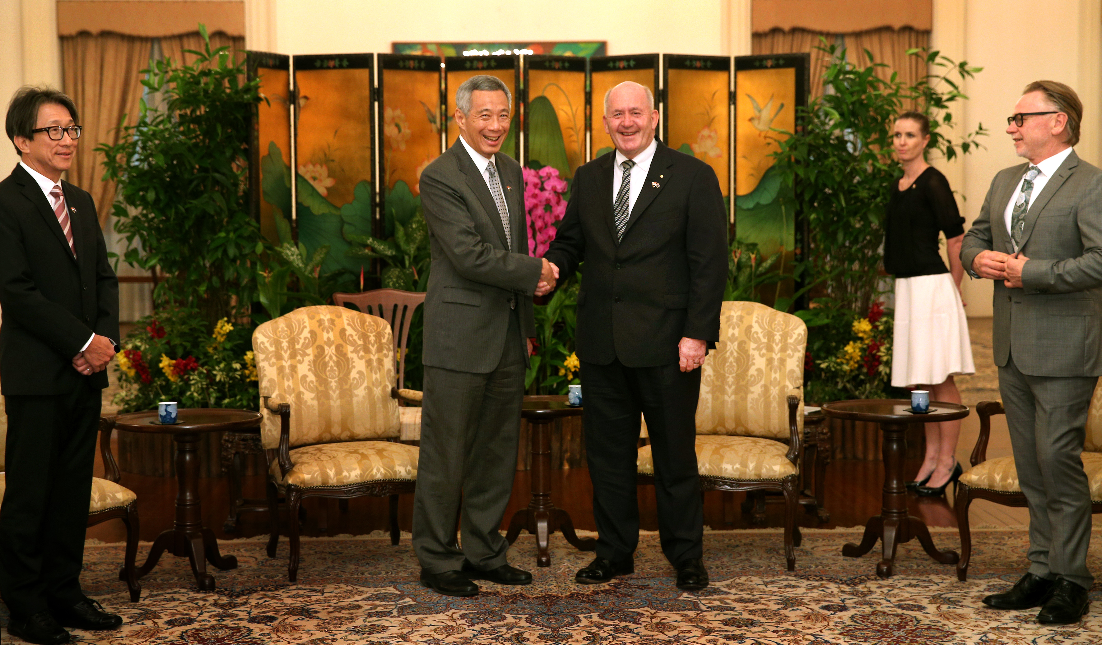 Call on the Governor-General of Australia Sir Peter Cosgrove on 22 Sep 2015 (MCI Photo by Terence Tan)