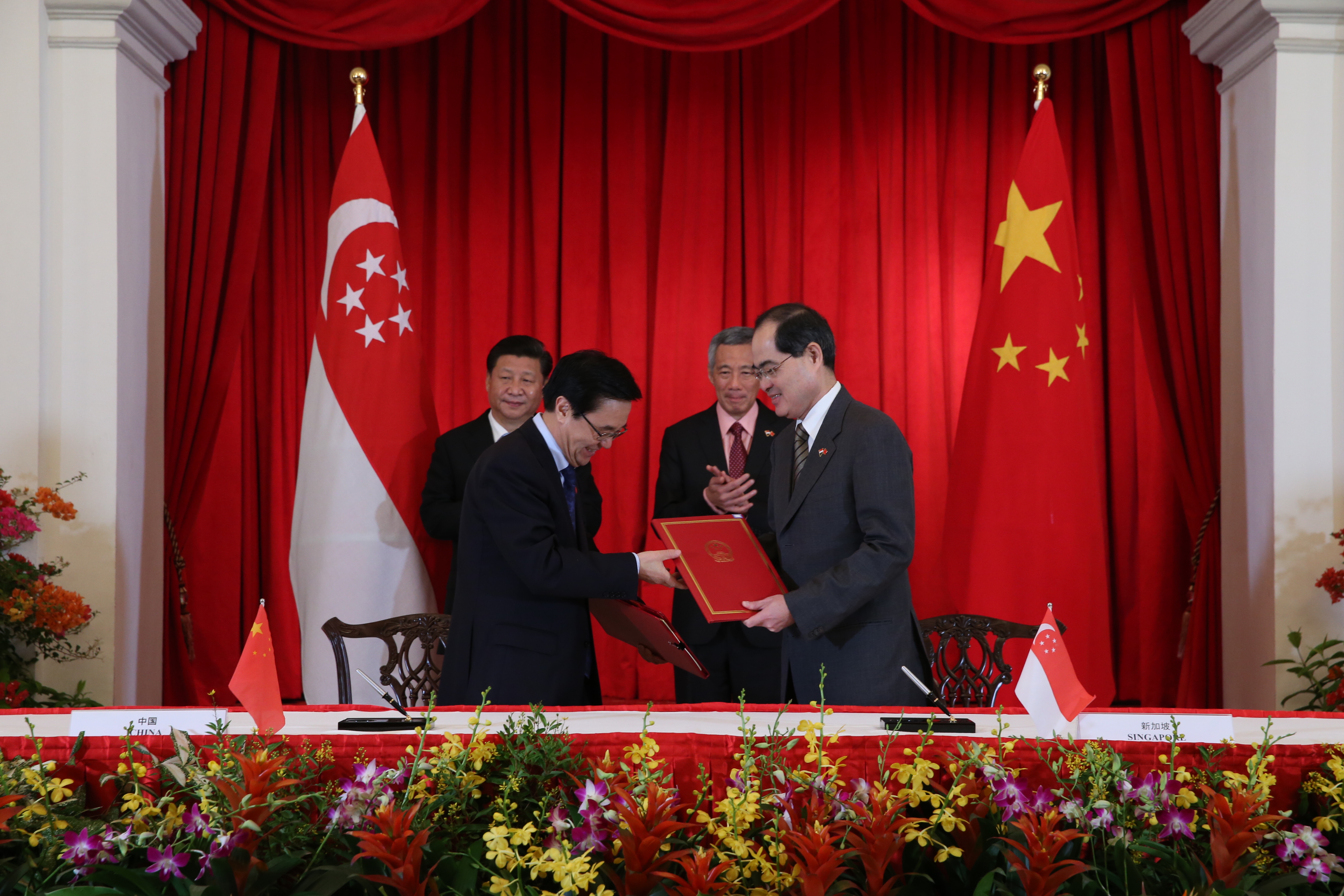 State Visit by Chinese President Xi Jinping on 7 Nov 2015 (MCI Photo by LH Goh)