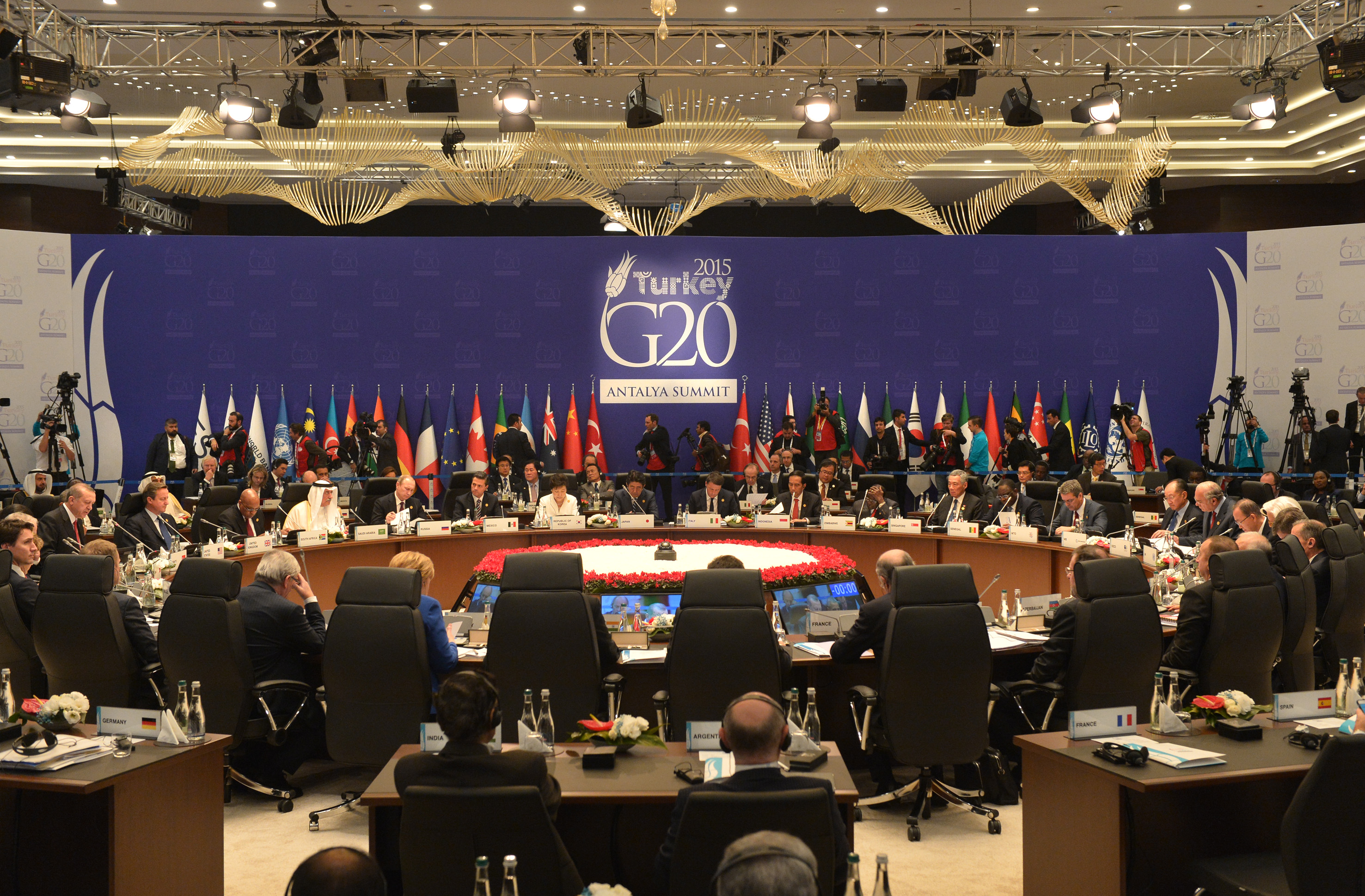 Prime Minister Lee Hsien Loong at the G20 Summit in November 2015 in Antalya Turkey (ST Photo © Singapore Press Holdings Limited. Reproduced with permission)