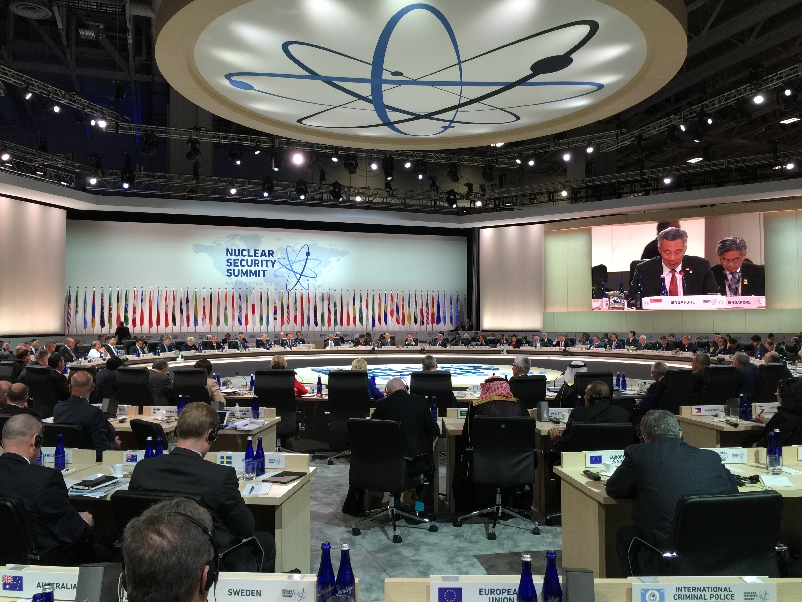 PM Lee Hsien Loong at 4th Nuclear Security Summit on 1 Apr 2016 (MCI Photo)